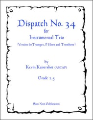 Dispatch No. 34 Brass Trio cover Thumbnail